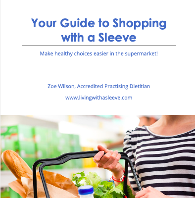 Cover page shopping with a sleeve